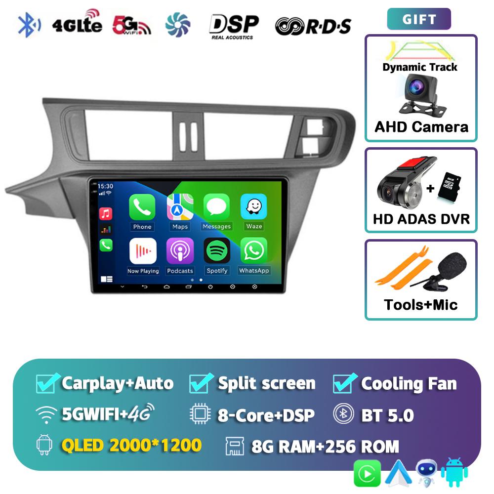 Android 14 Carplay Auto For Citroen C3-XR 2010-2018 Car Radio Multimedia Video Player Navigation GPS Stereo Head Unit Wifi+4G BT
