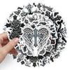 50 Cool Gothic Western Cross Stickers for Cars, Boxes, Tablets & Phone Cases
