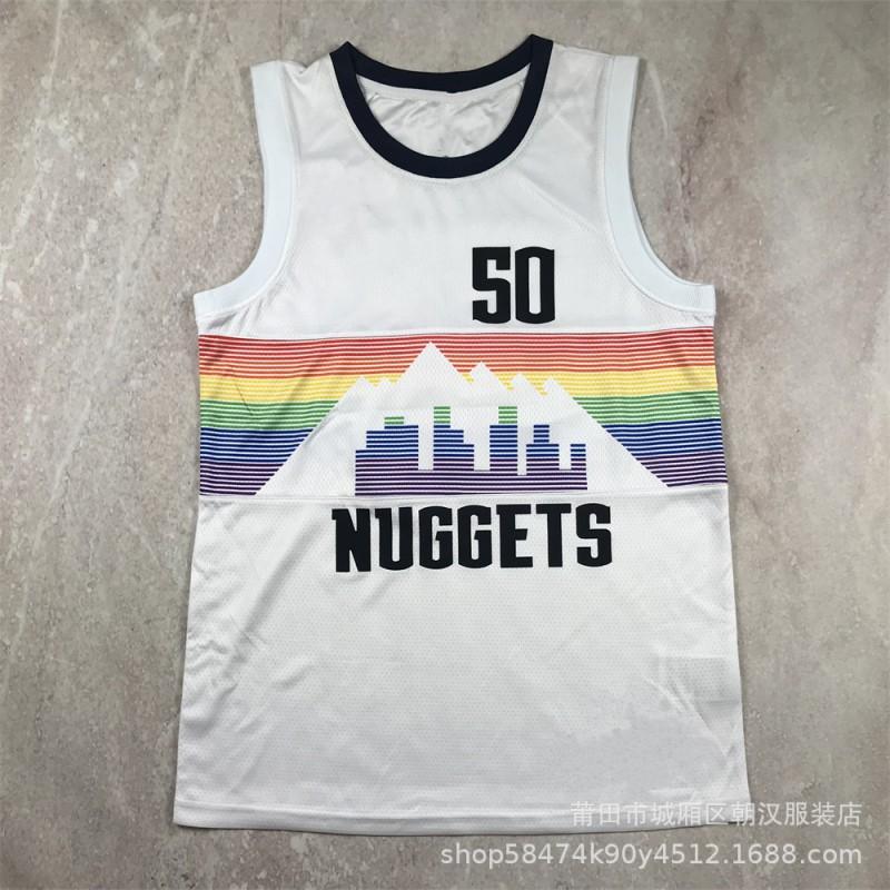 Herren Baumwoll-Basketballtrikot NBA Team City Edition Hitzepressung Benutzerdefinierter Name Nummer