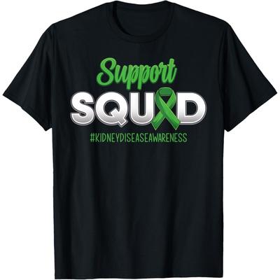 Unterstützungs-Team Nierenerkrankungs-Bewusstsein Kämpfende Männer Frauen T-Shirt