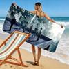 Inception Print Beach Towel, Large Soft Quick Dry Towel for Beach Camping Swimming