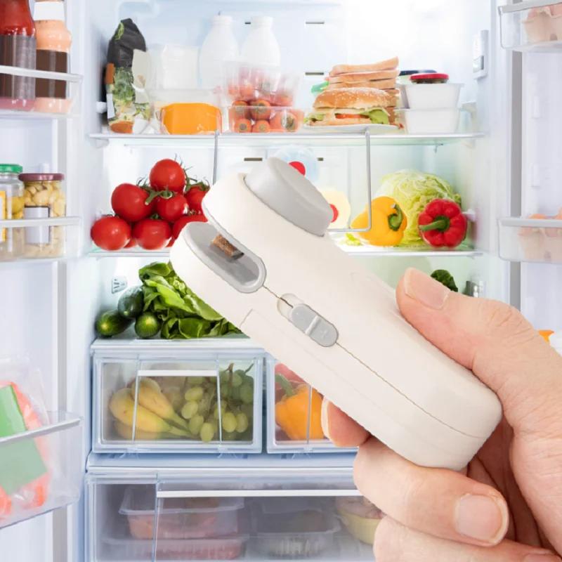 Home Use Rechargeable Sealer Vacuum Sealer Snacks Plastic Bag Heat Sealer Portable Mini Sealer 2 In 1 Heat Sealer for Snacks