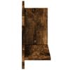 Wall Cabinet 70 x 16.5 x 30 cm Smoked Oak Wood Based Material
