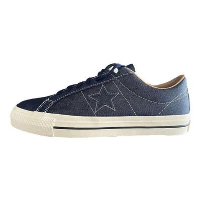 Converse One Star Pro Low Denim - Sneakers Unisex Blu Navy Mezzanotte A04149C