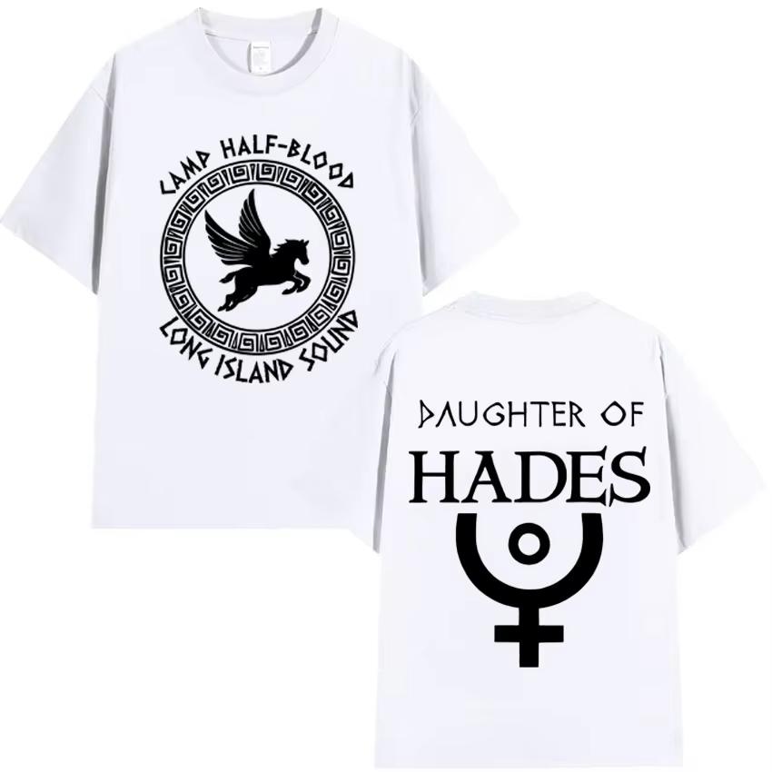Camp Half Blood Double Sided Print T Shirt Long Island Sound Spring Summer ONeck Short Sleeve Top Casual Fashion Tee Unisex