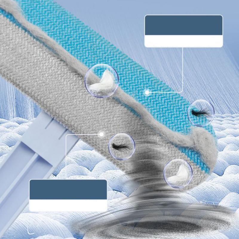 Window Screen Brush With Extendable Handle Reusable Dust Scraper For Home Cleaning Glass Window Mesh Scrubber Pet Hair Remover Cleaning Tool