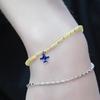Bonbo Neon Enamel Silver Cute Motif Charm Beads Mix Bracelet