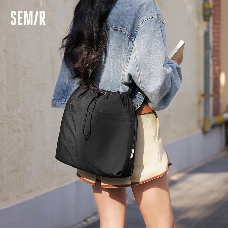Сумка-тоут Semir с завязками-шнурками, на плечо Medium