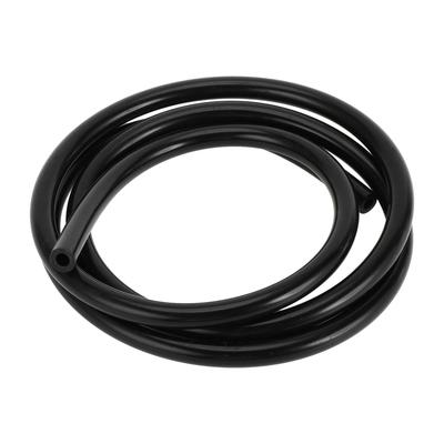 INFINAUTO Silicone Vacuum Tube Hose Engine 6FT 1/4" 6mm ID 2.5mm Thickness Car Automotive Vacuum Line Silicone Black High Temperature
