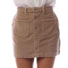 Only Womens/Ladies Amazing Corduroy High Waist Mini Skirt
