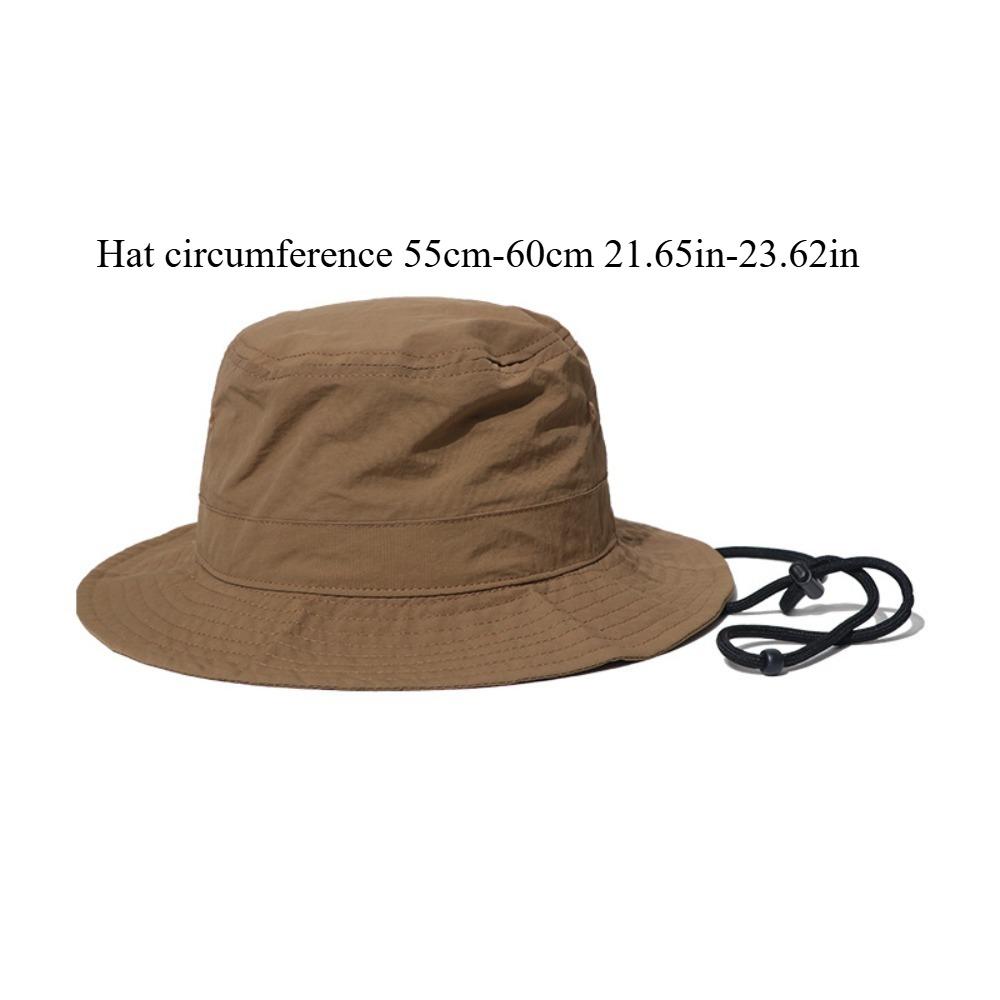 Korean Japanese Style Bucket Hat Unisex Quick Dry Waterproof Summer Sun Hat Outdoor Shade Caps