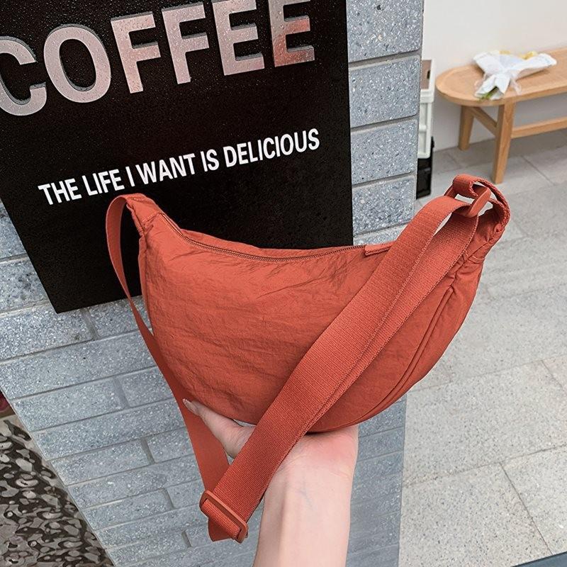 Stylish Mini Crossbody Bag For Women Versatile Compact Nylon Material Trendy Design
