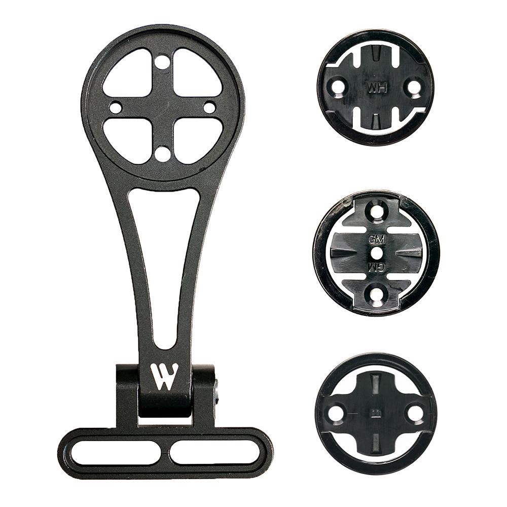 WEST BIKING YP0719401 MTB Bike Speedometer Holder Aluminum Alloy Stopwatch Mount, Adjustable Hollow Style A