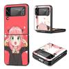 Spy Family Anya Cute Phone Case For Samsung Galaxy Z Flip7 Flip6 5G Flip5 Flip4 Flip3 ZFlip 7 6 3 4 5 Shockproof Back Cover Gala