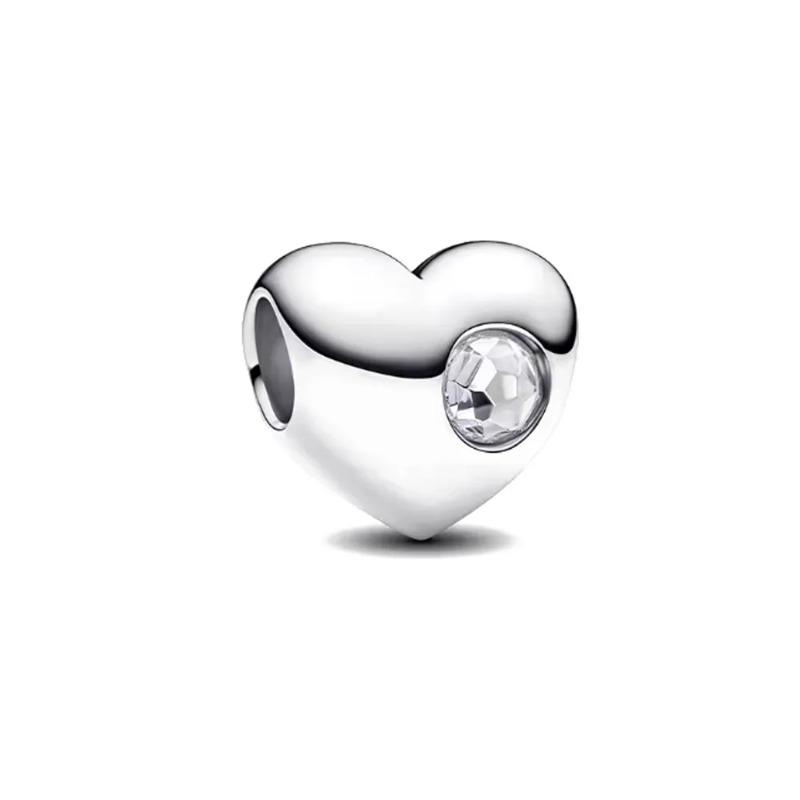 New 925 Silver Heart Bow Dog Palm Turtle Elephant Bead Pendant Charm for DIY Bracelet Jewelry