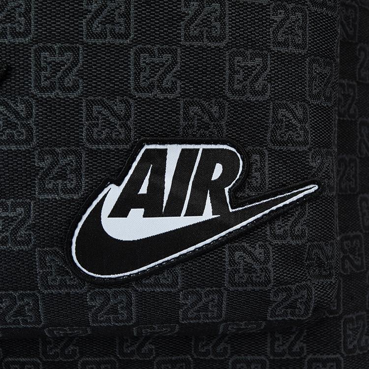 Jordan Monogram Series Checkerboard Badge Backpack Unisex backpack Blue Black JD2543010AD-001