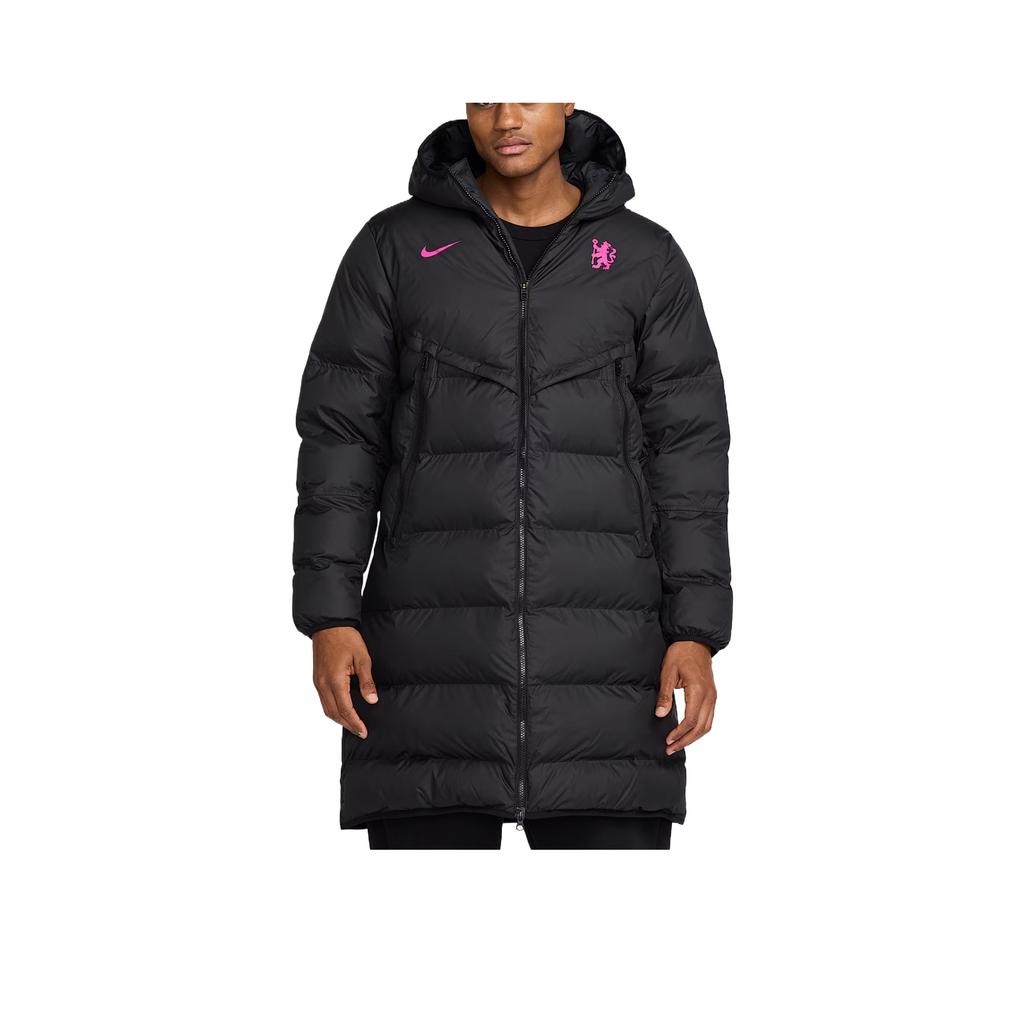 Nike Windrunner Primaloft Chelsea F.C.. Strike Storm-Fit Pohodlná Stylová Minimalistická Všestranná Pánská parka svrchní oděv FV6256-011