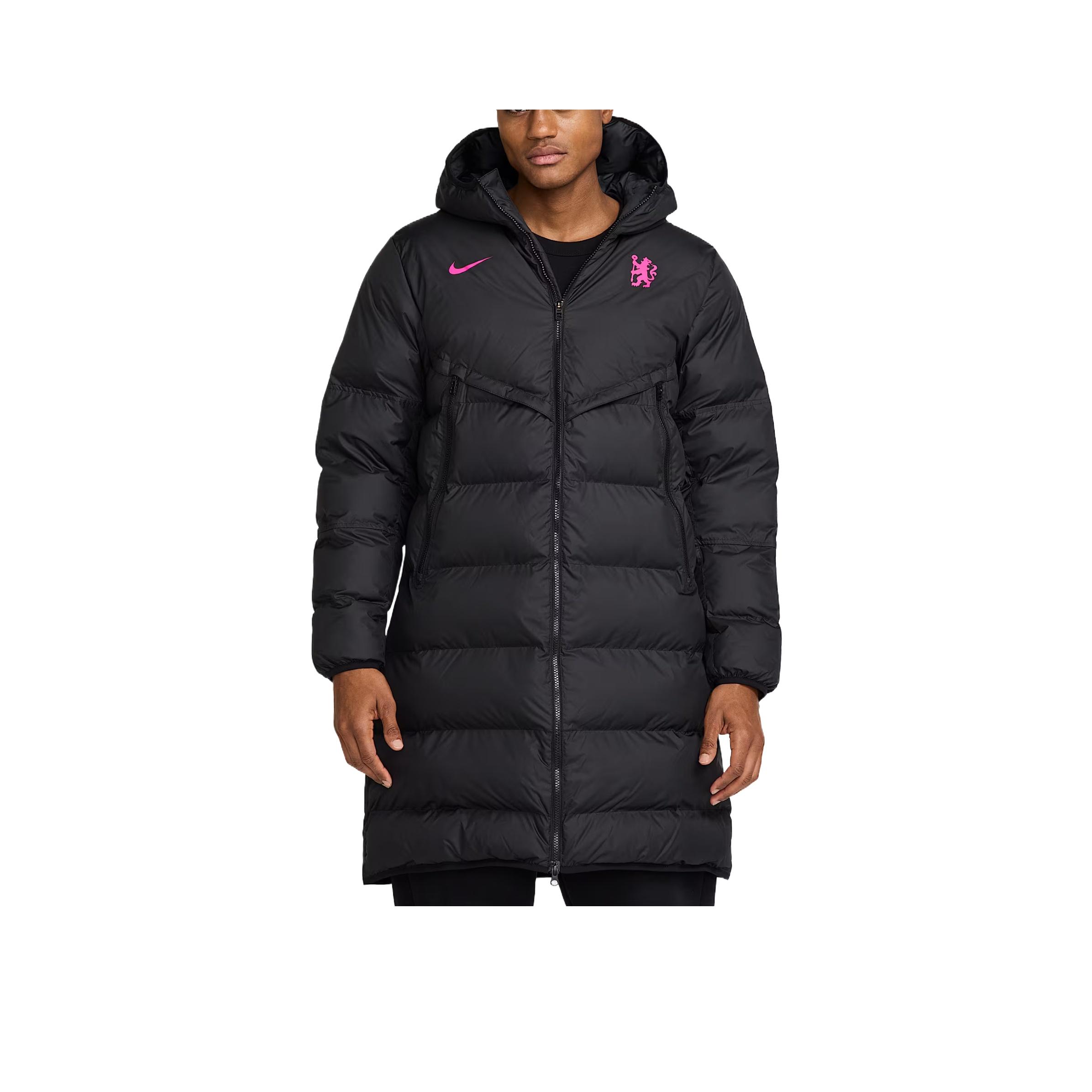 

Nike Windrunner Primaloft Chelsea F.C.. Strike Storm-Fit Комфортна Стильна Мінімалістична Універсальна Парка Чоловічий верхній одяг FV6256-011 M