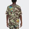Adidas Originals X Jeremy Scott Collaboration Cartoon Camo Oversized T-Shirt Men Tops Military-Green H53374