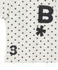 BAUF B Logo Slim Fit T-Shirt [Dot Ivory]
