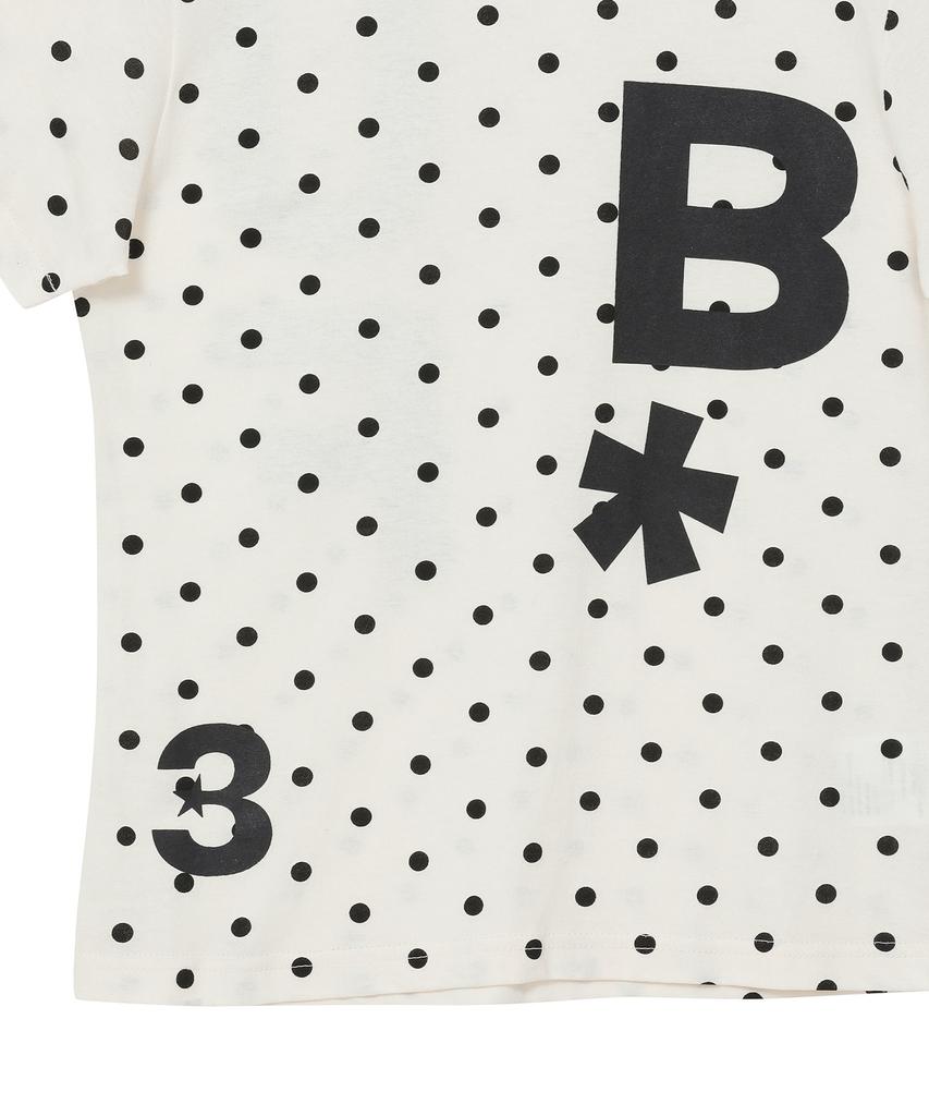BAUF B Logo Slim Fit T-Shirt [Dot Ivory]