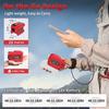 Azocek 220W Portable Power Inverter Compatible with Mil-wau-kee 18V Battery, 18V to AC 110V 4 Output&300LM LED, Inverter for Car