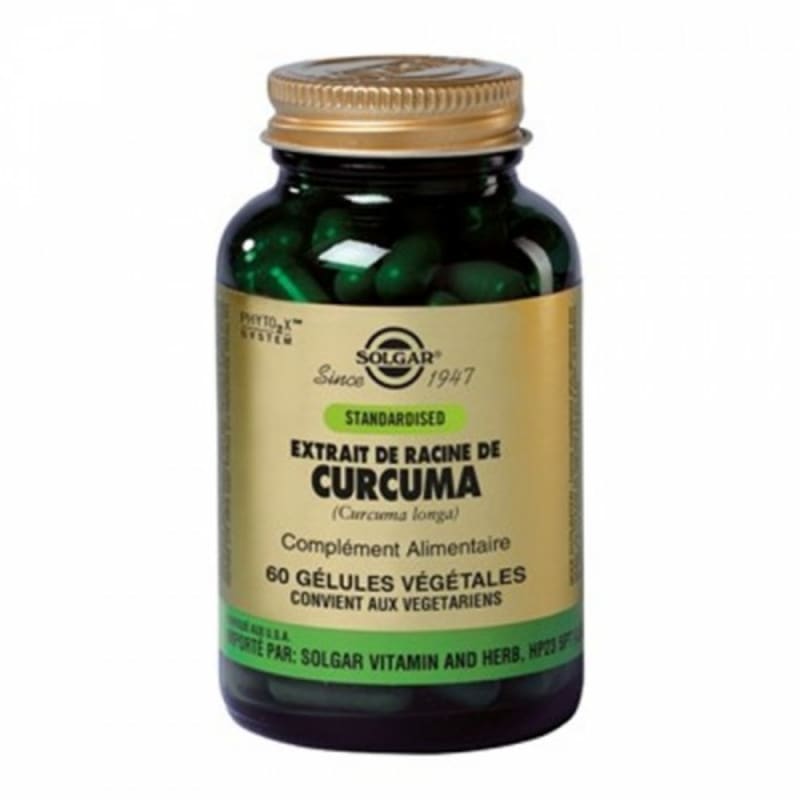 

Solgar RACINE DE CURCUMA Extract 60 Capsules