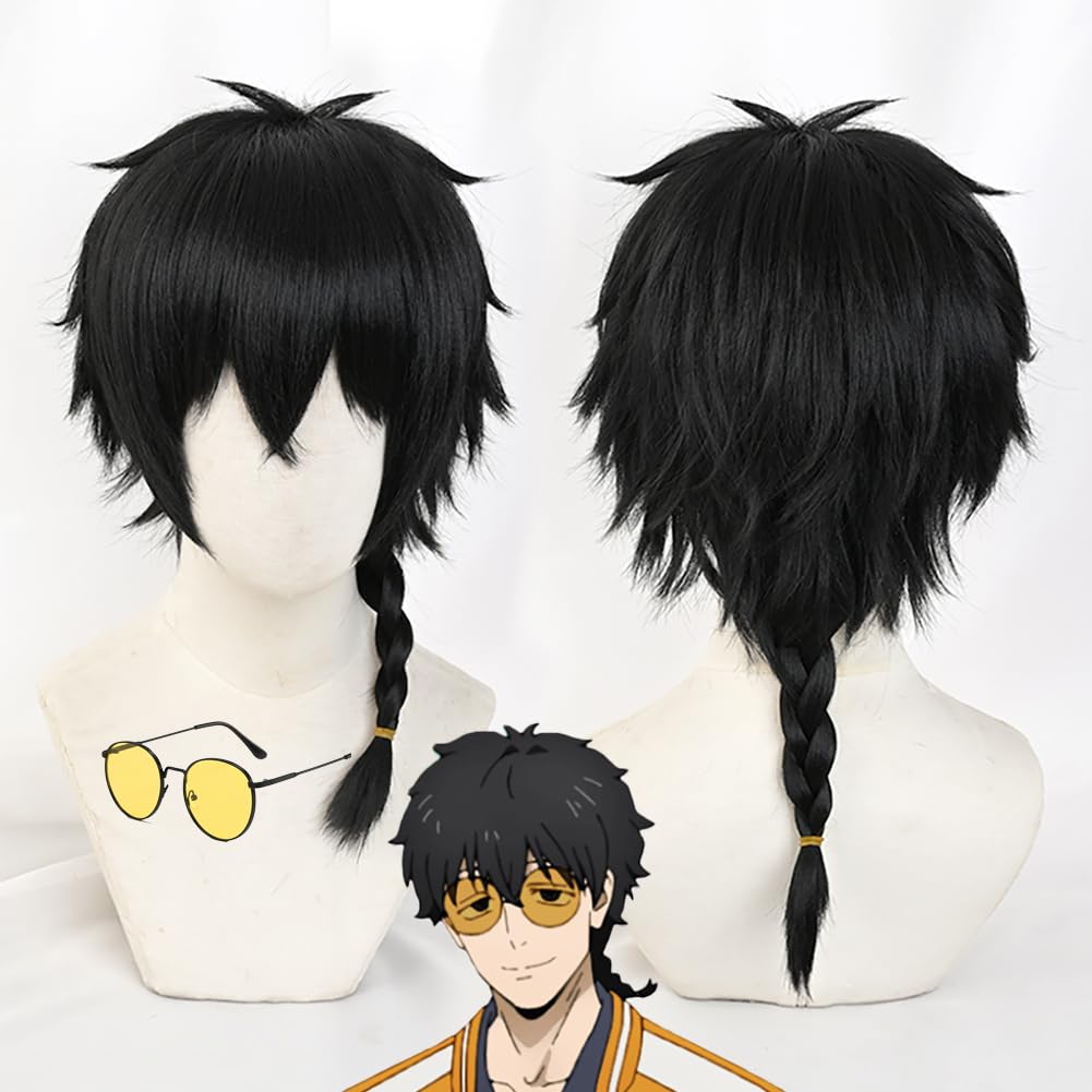 

SUNXXCOS Cosplay Wig with Costume Accessory for Cosplay Prop Heat-Resistant Net, Women, (Tokimejo + Sunglasses)