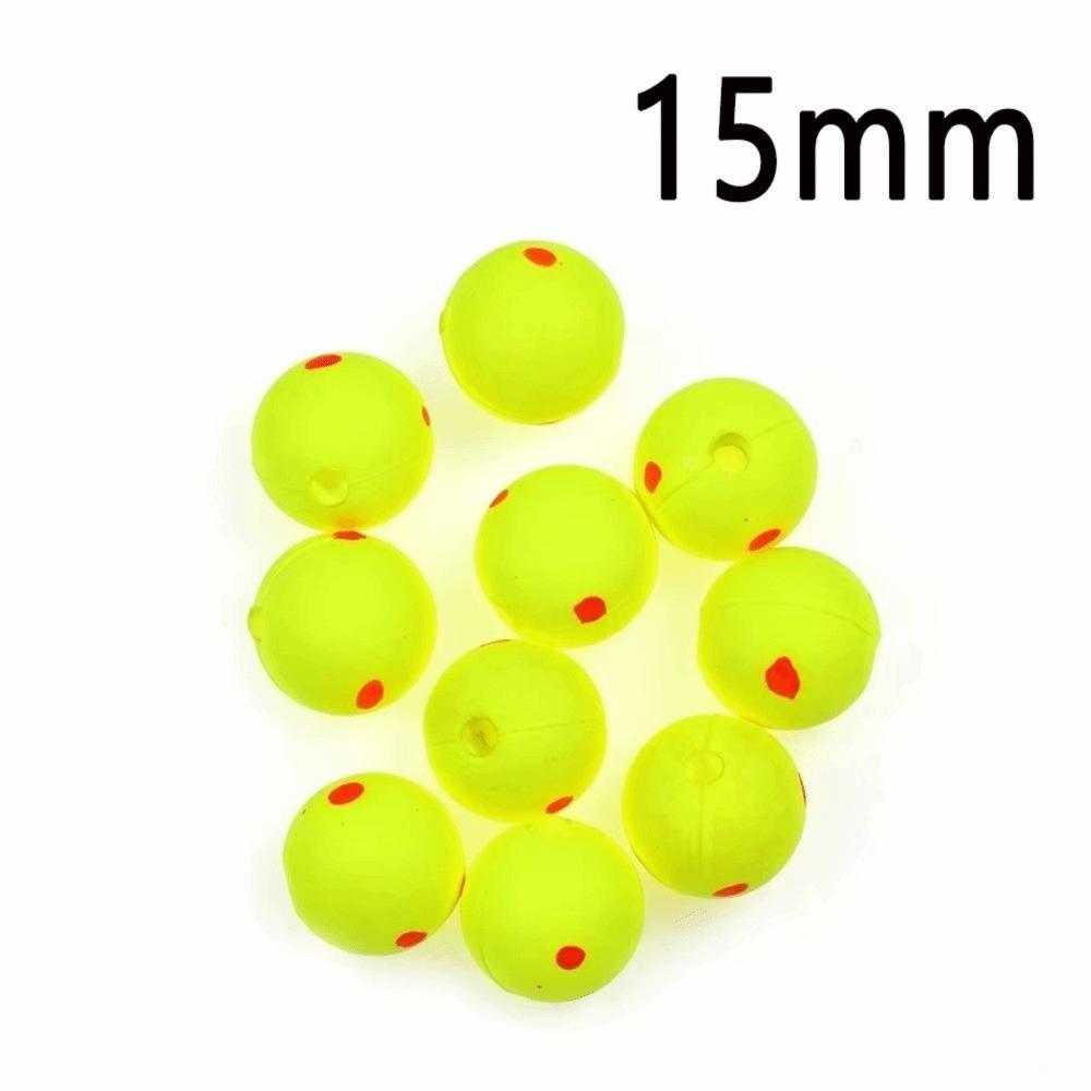 50pcs Foam Balls Fishing Floats High Buoyancy Fishing Beads Fish Floats Beads Outdoor Fishing