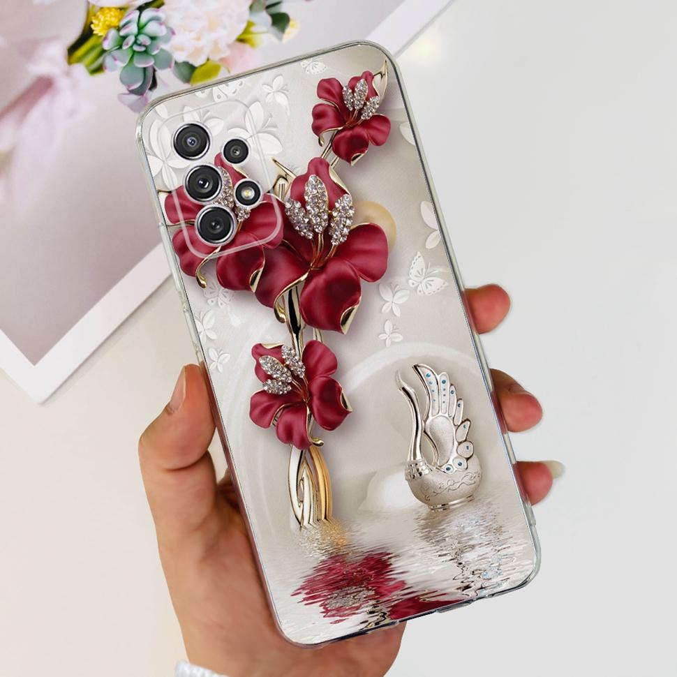 For Samsung Galaxy A53 5G Case Soft Silicone TPU Back Cover For Samsung A53 SM-A536B/DS Case 6.5" Phone Cover Shockproof Bumper