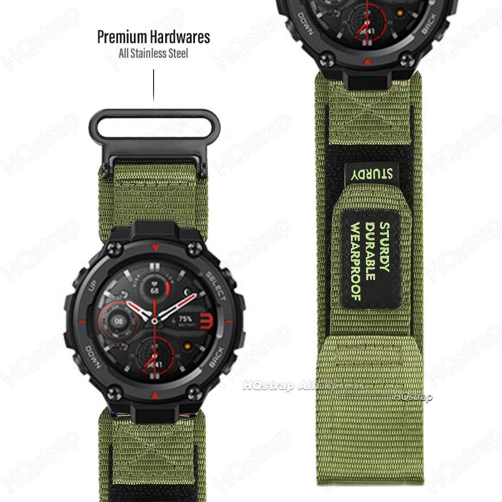 Nylonový řemínek pro hodinky Huami Amazfit T-rex 2 Ultra Watch Band pro sportovní náramek na chytré hodinky Amazfit T-rex Pro T Rex Tyrannosaurus