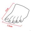 Practice Foot Model Bendable Prosthetic for Nails Ists Beginners Training