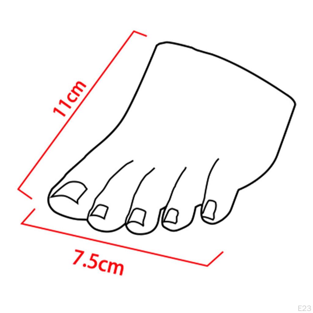 Practice Foot Model Bendable Prosthetic for Nails Ists Beginners Training