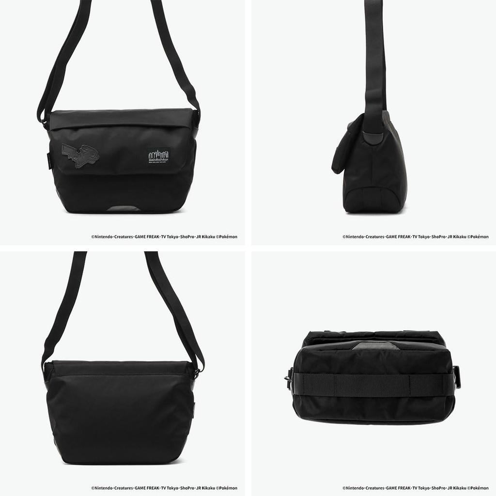 Portage Black Manhattan Portage Messenger Bag MESEROLE MESSENGER BAG TWL POKEMON MP1616TWLBLPKMN Black [Manhattan Label]