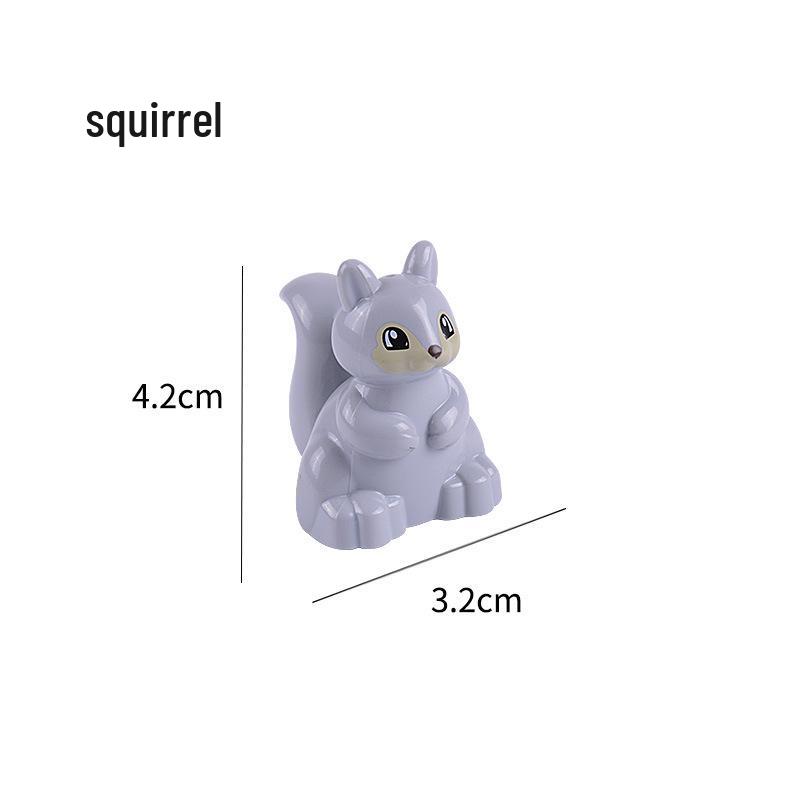 Compatible Large Bricks: Animal Accessories & Educational Building Blocks for Children - Ocean & Forest Themes