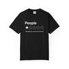 People 1-Star Rating T-Shirt | Funny Review Graphic Tee