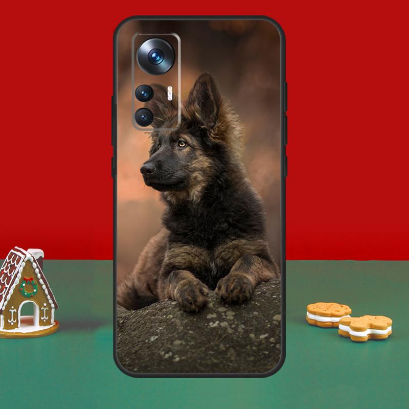 German Shepherd Dog Case For Xiaomi 13T Pro 14 Ultra 12 13 Lite 11T 12T POCO F5 M6 X3 X4 X5 X6 Pro F3 M5s Cover