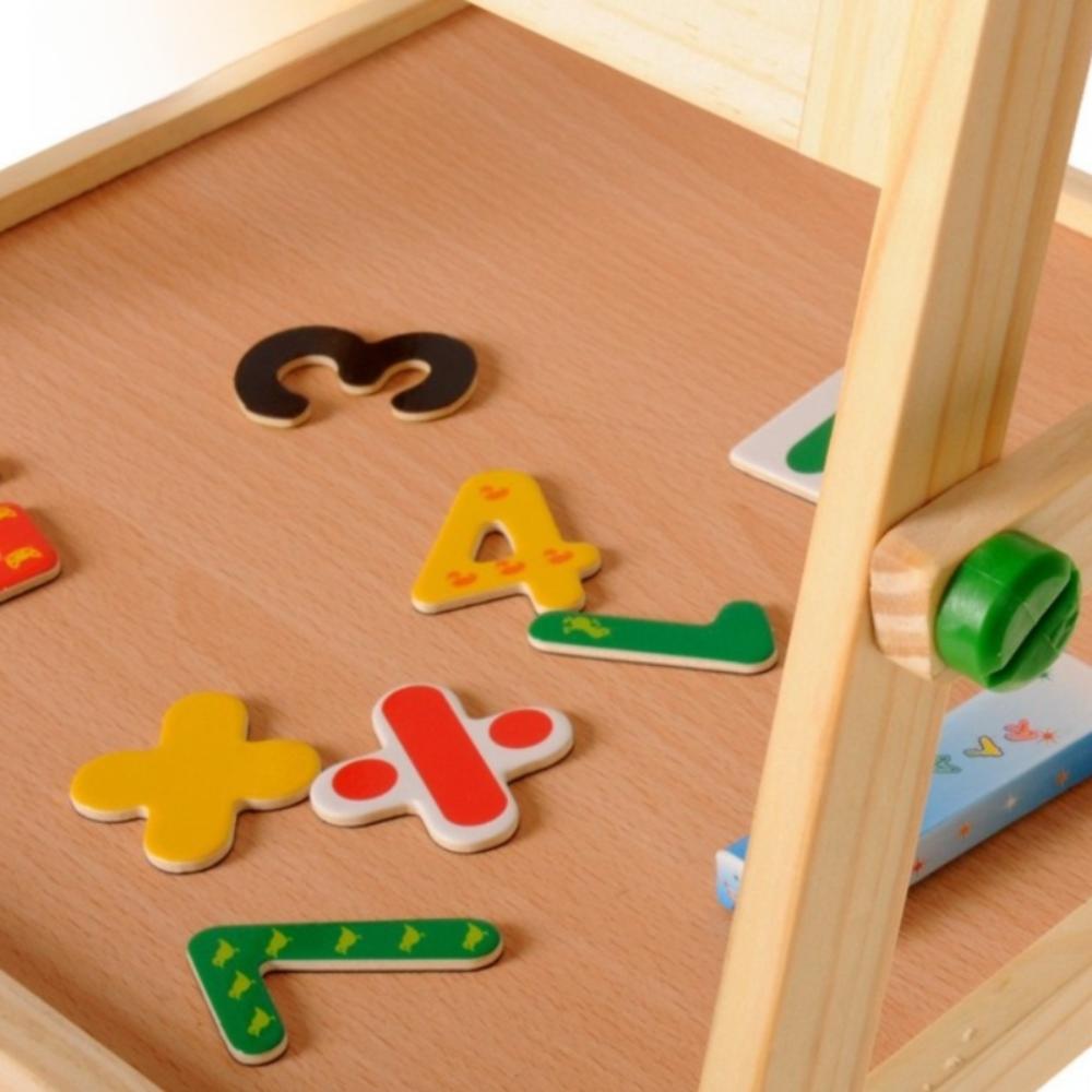 Multifunctional 2In1 Drawing Board Wooden Hanging Blackboard Double Side Blackboard For Kids