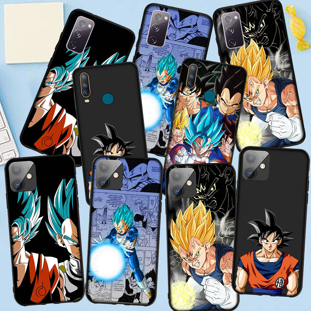 Phone Case for iPhone 17 15 16 Plus X Redmi Note 14 12 11 13 Pro Max Huawei P30 P20 Lite OPPO A60 A40 A80 A18 A16 A54 Dragon Ball Vegeta IV Goku Cover