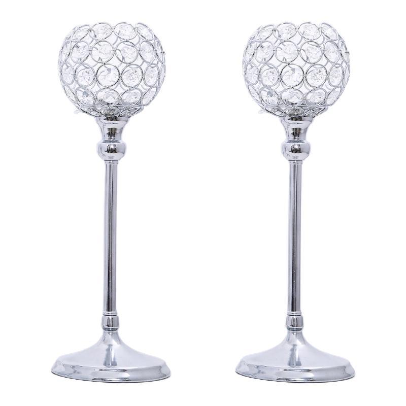 652F Европейский прозрачный подсвечник Европейский подсвечник для дома M