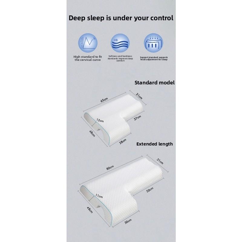Couple Pillow Non Pressure Arm Memory Foam Pillow for Sleeping Support Cervical Spine Care Single Double Student Travel