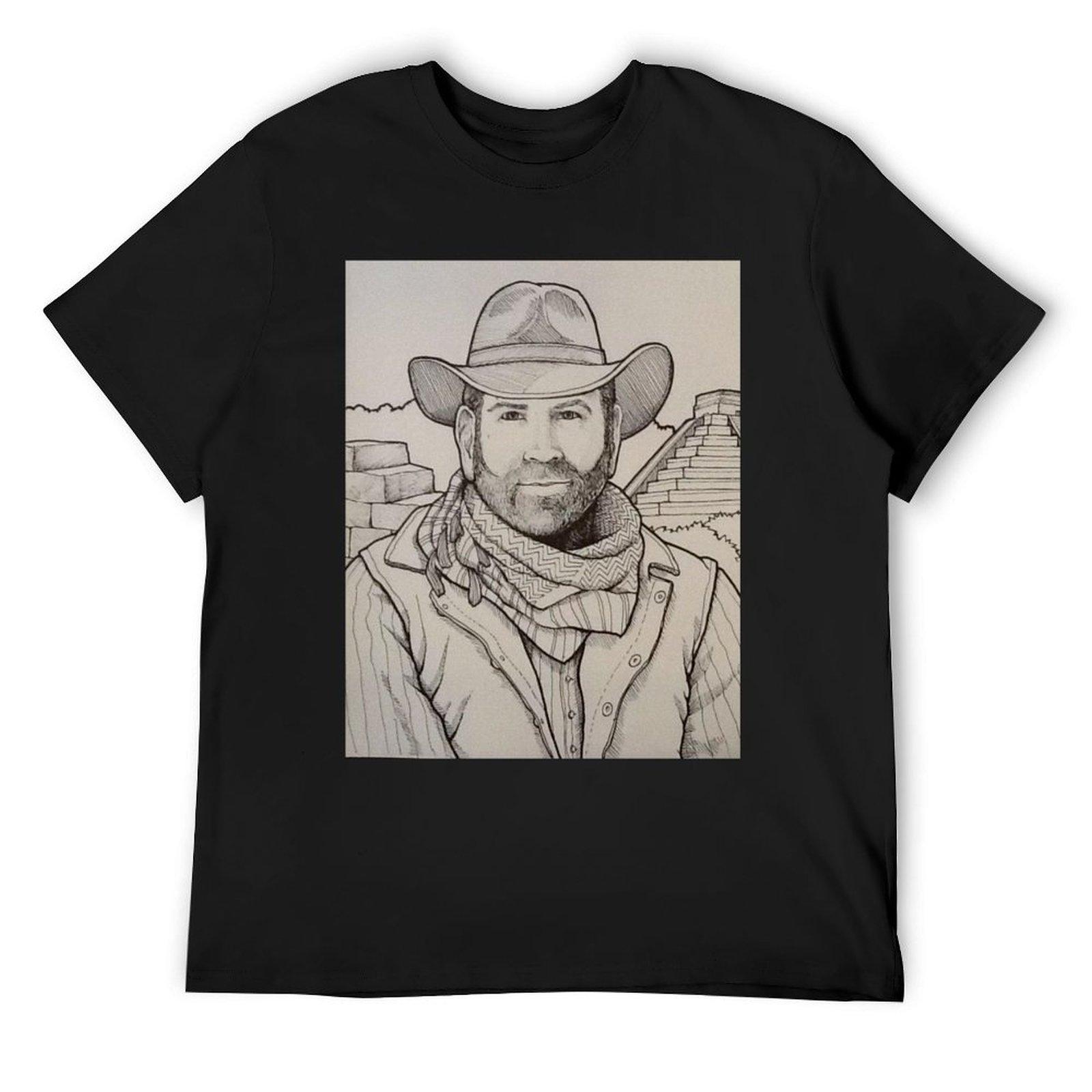 

Josh Gates High Quality Design T-Shirt graphic t shirts tops vintage graphic tee mens designer clothes 4XL