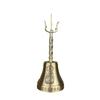 Brass Cinnabar Sanqing Shaker Three-Pronged Copper Bell Handheld Ornament Household Twenty-Eight Star Constellations Ta