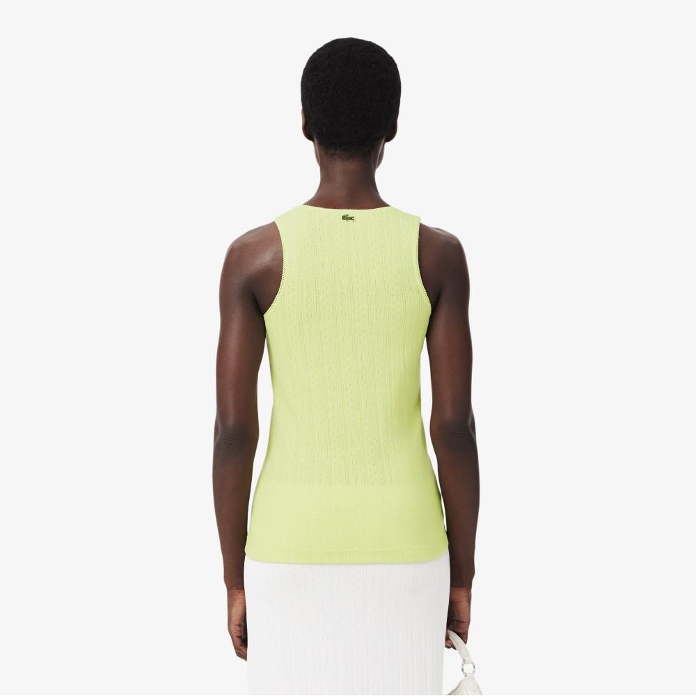 Lacoste Women's Pointelle Sleeveless TF5279-56GBIC