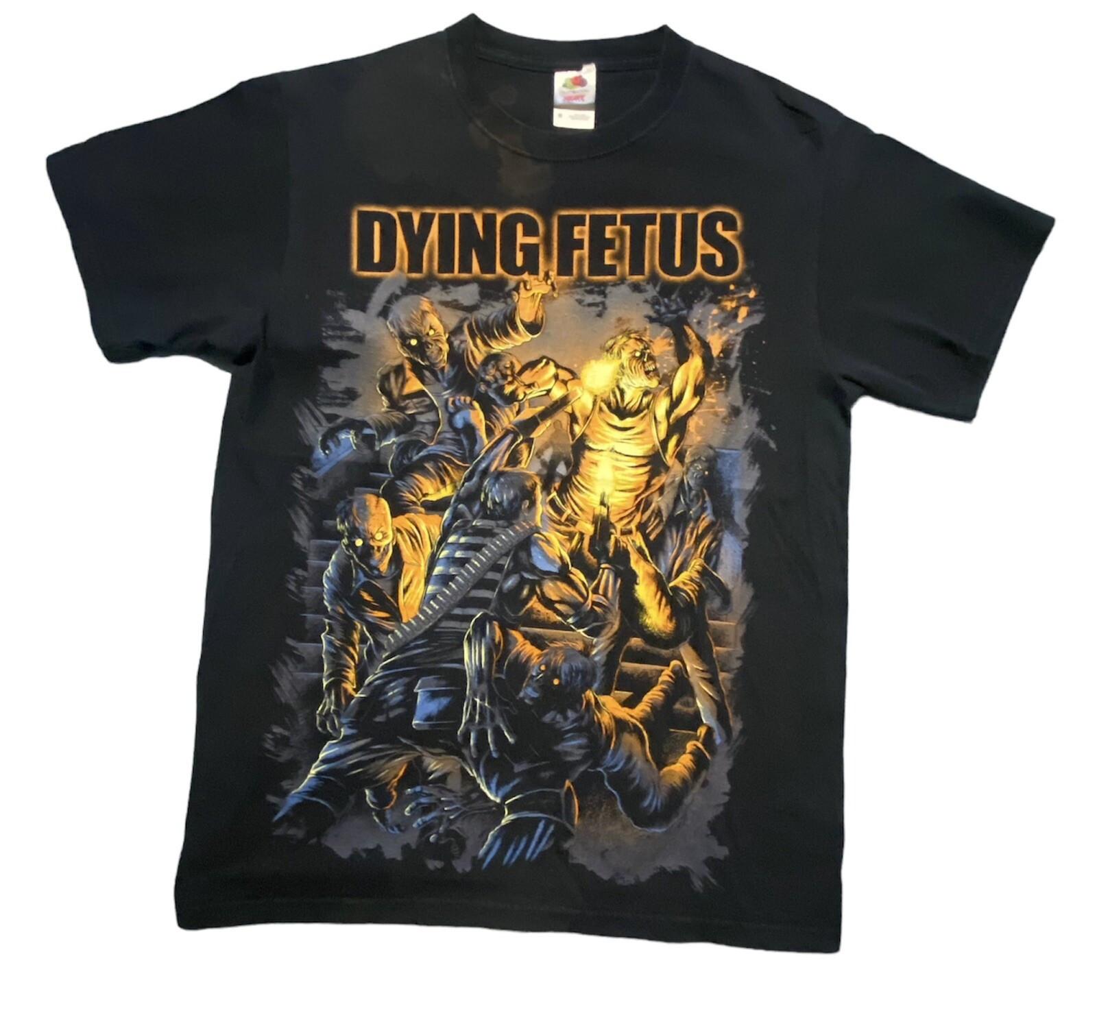 Rare Dying Fetus Heavy Metal Band Short Sleeve Cotton S-5XL For Fan VA701 S
