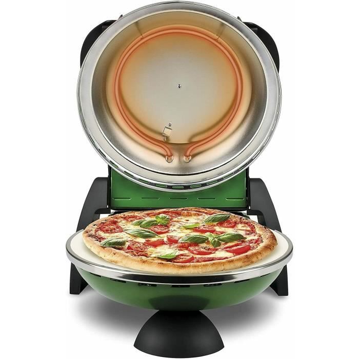 Four À Pizza FERRARI DELIZIA G10006 - 1200W - 400°C - Vert