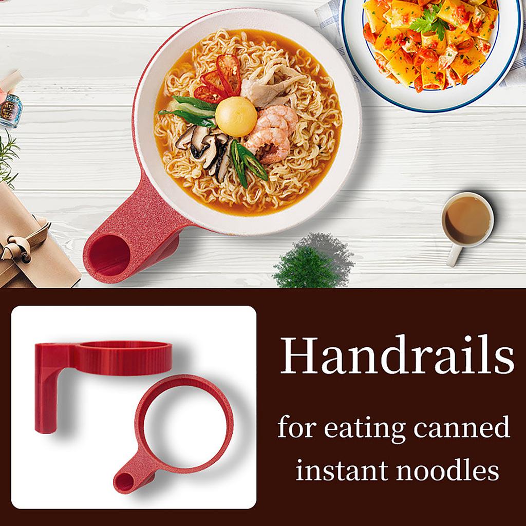 3D Printed Instant Noodle Cup Handle, Practical Clip-on Heat-Free Grip For Various Cup Sizes