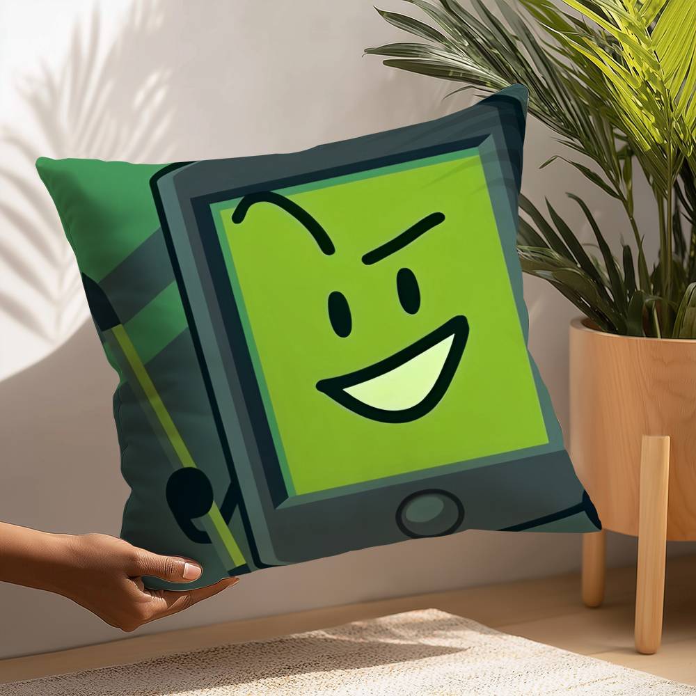 BFDI Battle for D-Dream Island Pillow Case Plush Fabric Soft Pillowcase Double Sided Print Cushion Cover Household Gifts