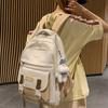 School bag for female middle school students Lightweight and simple large-capacity backpack for female high school students and college students