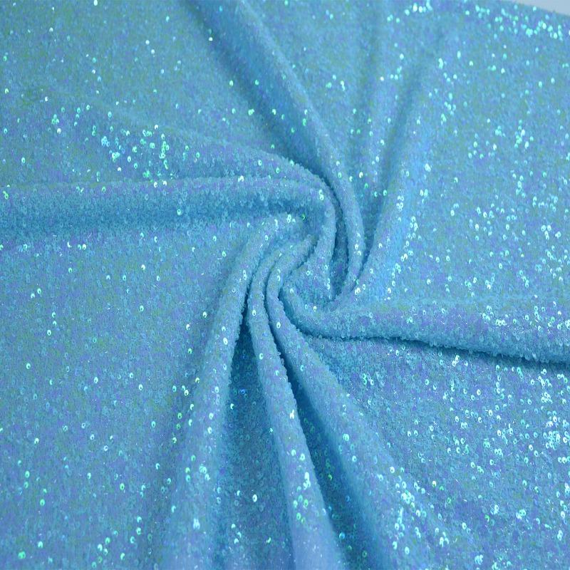 26 Colors 3mm High-Density Glitter Sequin Fabric Christmas Wedding Decoration Dress Handbag Accessories Trimming Cloth Material